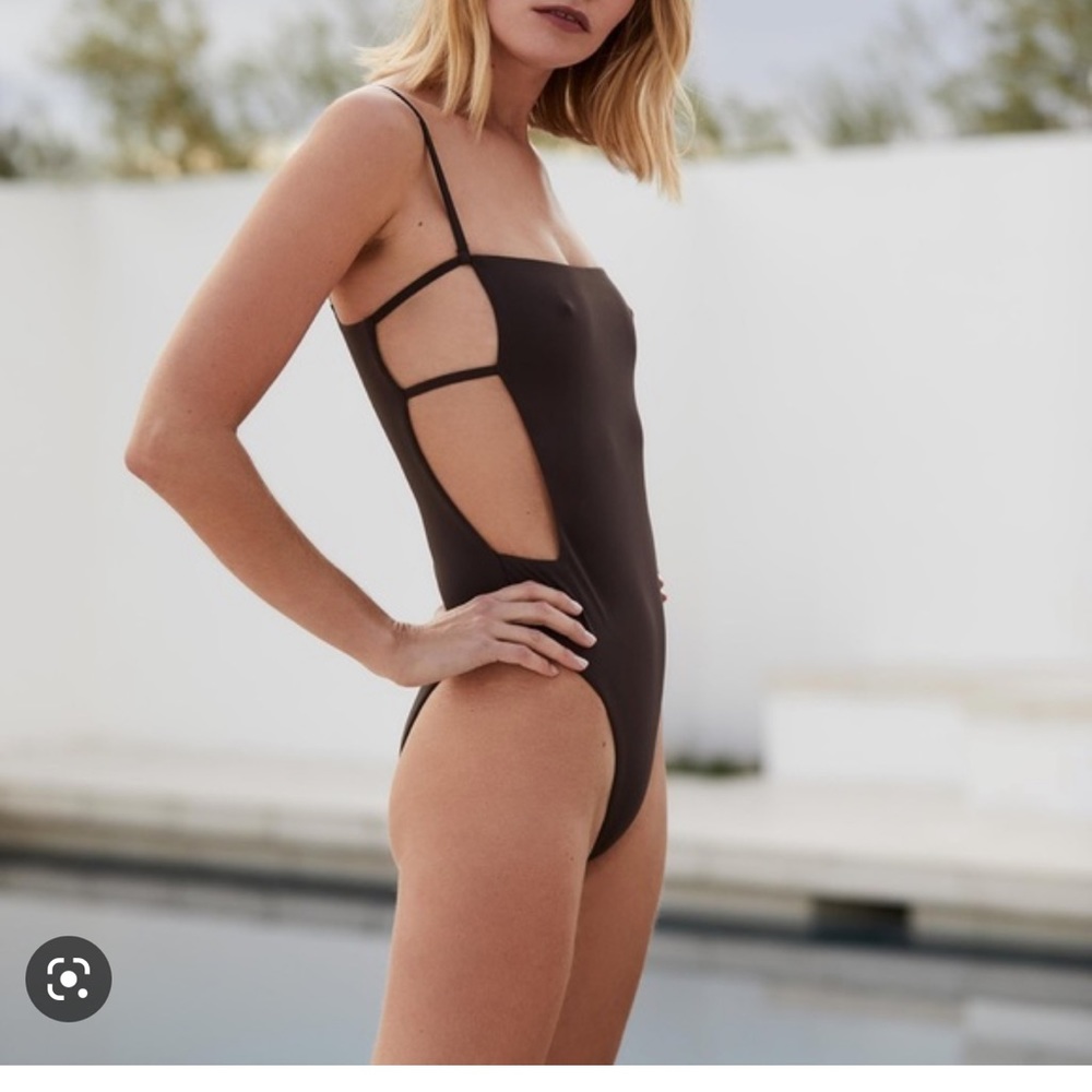 anemone cage swimsuit green